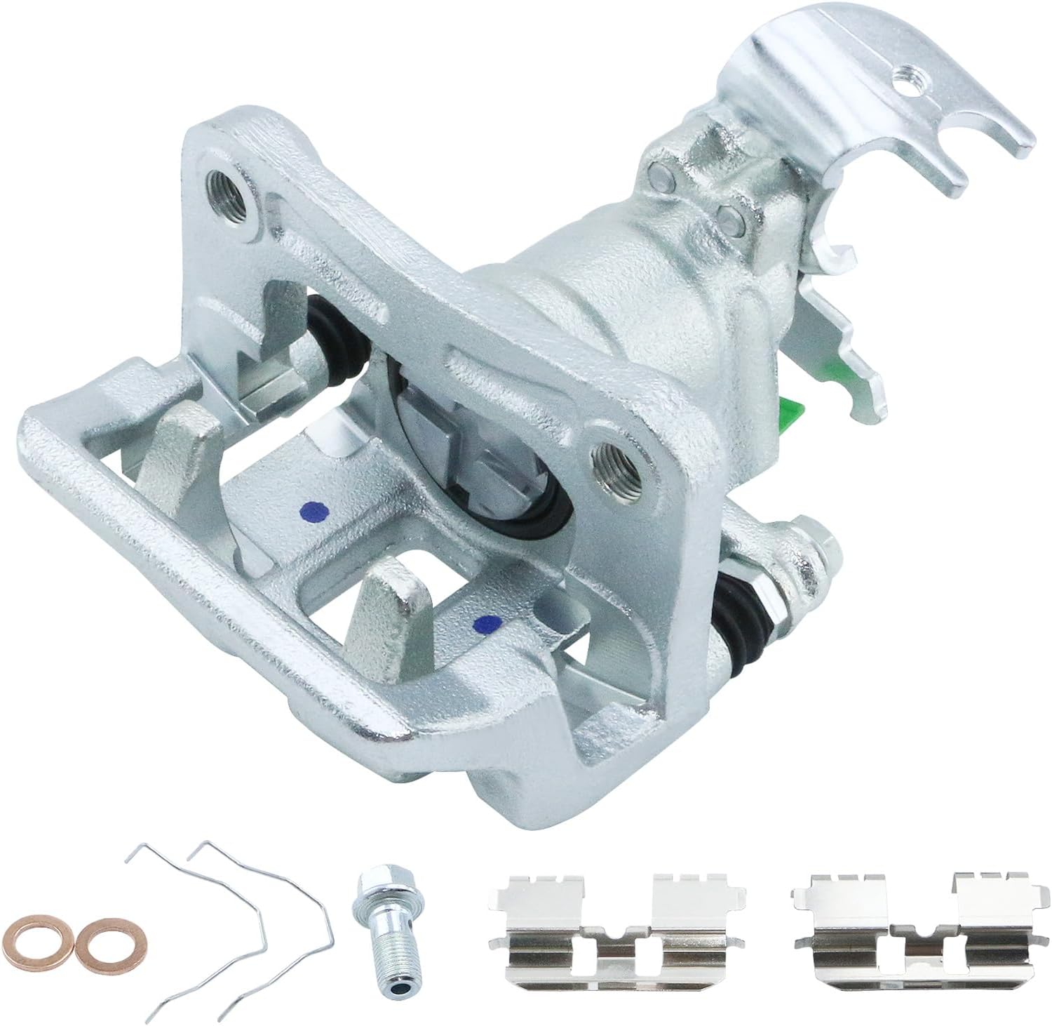 BDELI Rear Right Passenger Brake Caliper With Bracket Replacement for Honda Accord 2008 2009 2010 2011 2012, ACURA TSX 2009 2010 2011 2012 2013 2014: 19B3358, 18FR2715C, FRC12163, 19285711, 19364261