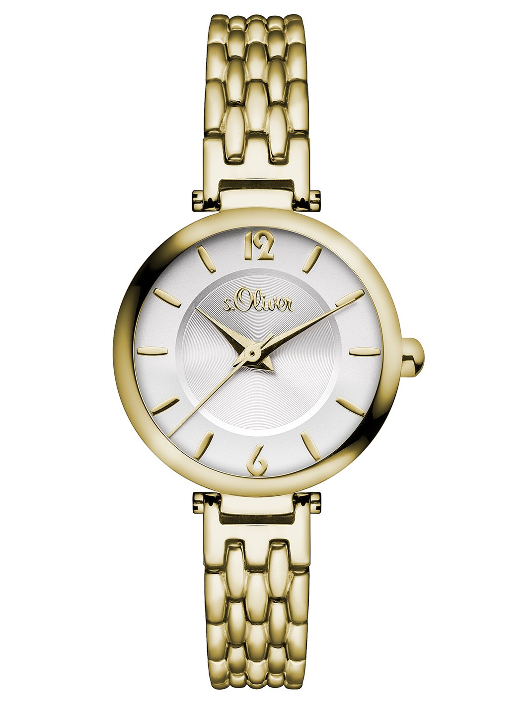 s.Oliver Damen-Armbanduhr XS Analog Quarz Edelstahl SO-2959-MQ