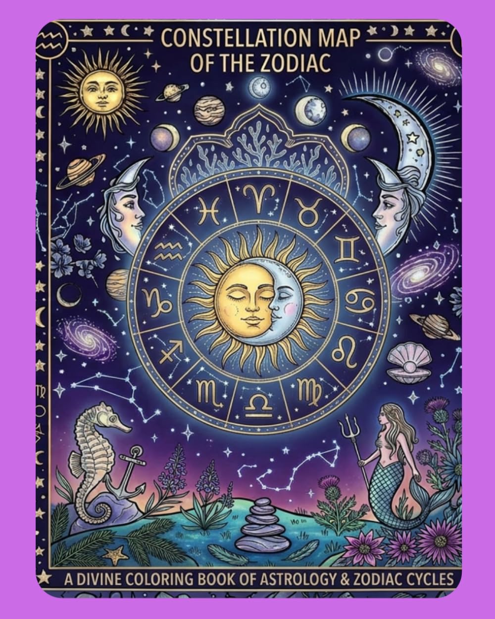 Constellation Map of The Zodiac