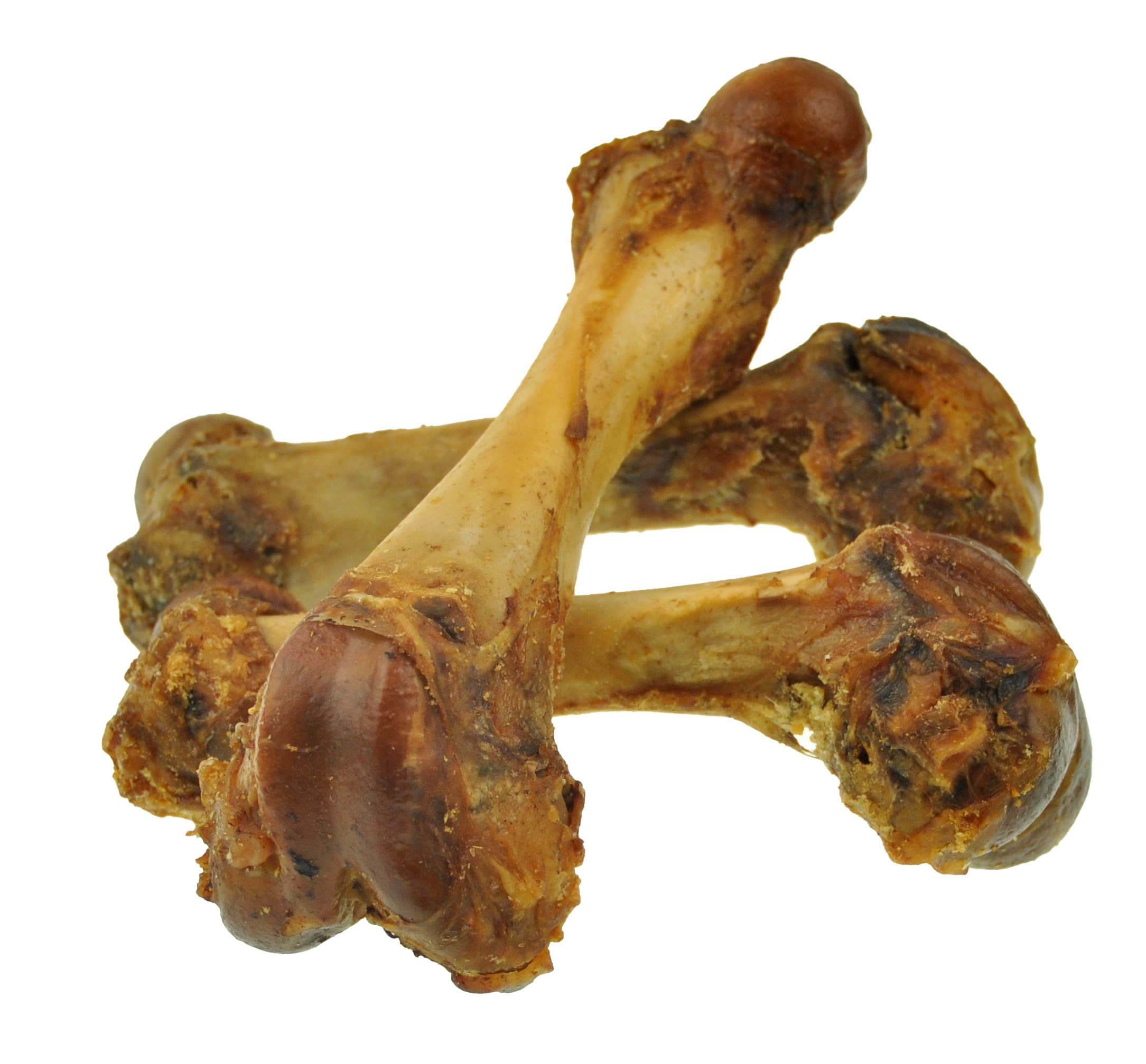 Treat de Hueso de Perro carnoso - Grandes mordiscos de Cerdo 100% Natural para Perros, Huesos de Perro para masticadores agresivos (Cerdo, 4 Unidades)