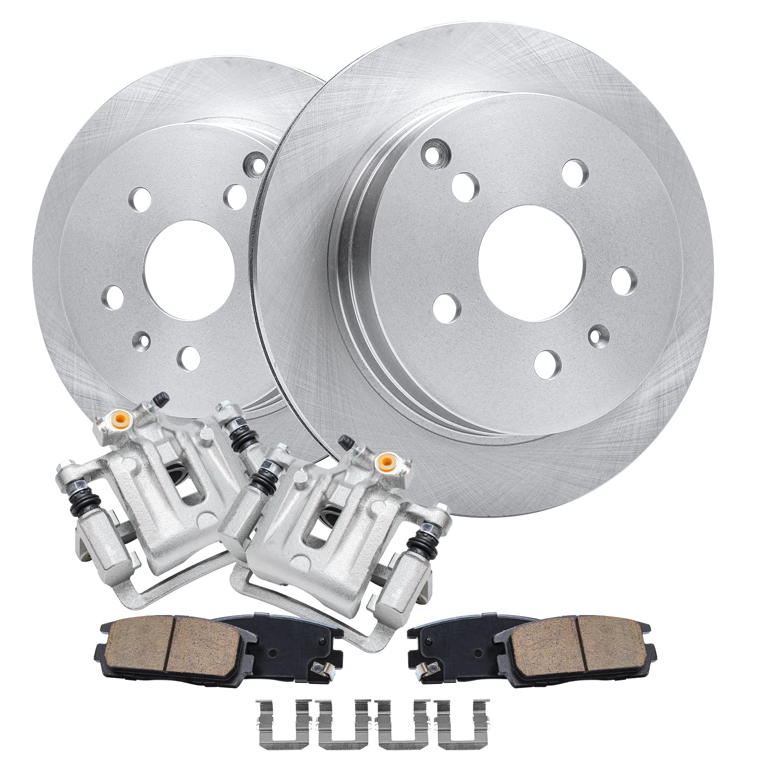 Detroit Axle - REAR Brake Kit for 2010-2017 Chevrolet Equinox GMC Terrain