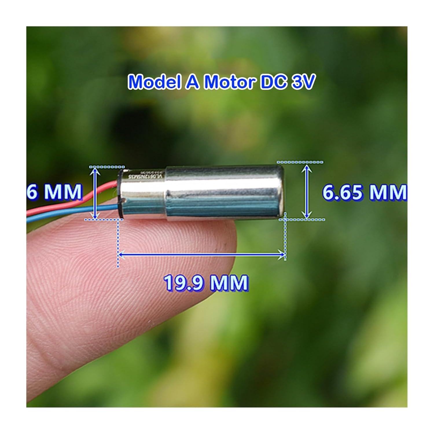5 Pcs 612 Vibration Motor DC 3V-6V 5V Eccentric Wheel Mini Vibrator 6mm*12mm Toothbrush Massager Coreless Vibrator(Model B Motor)