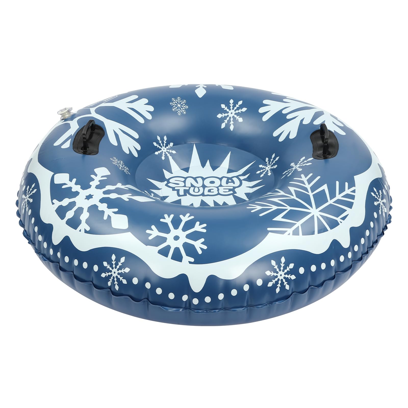 3Pcs Inflatable Snow Tube Heavy Duty Snow Tube Sleds 40Inch Snow Sleds for Kids and Adult 165.3-220.5lbs Weight Capacity