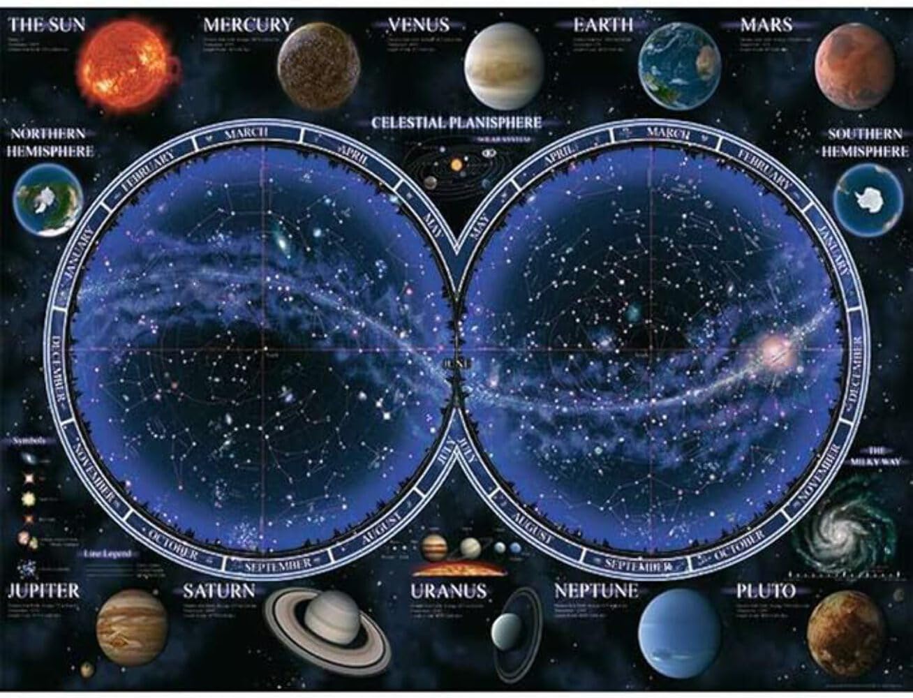 Ravensburger 1500 Parça Astronomi Puzzle