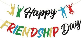 Happy Friendship Day Banner, Friendship Day Celebration Banner, FriendshipDay Party Decorations, Pre-Strung