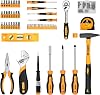DEKOPRO 138 Piece Home Tool Kit ، Universal Repair Tool Set with Plastic Tool Box Storage Case