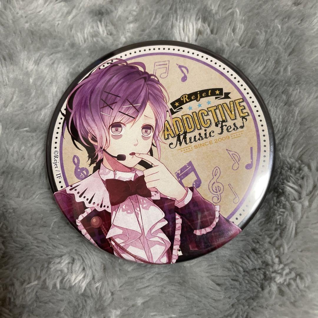 DIABOLIK LOVERS 逆巻カナト ホロ 箔押し缶バッジ AGF まとめ DIABOLIK LOVERS 逆巻カナト ホロ 箔押し缶バッジ AGF まとめ