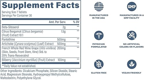 Miniatura 5 de Revive MD Lipid Support Formula - Supplement Helps Maintain Healthy Cholesterol Levels, Endothelial Health & Triglyceride Levels - Beta Sitosterol,