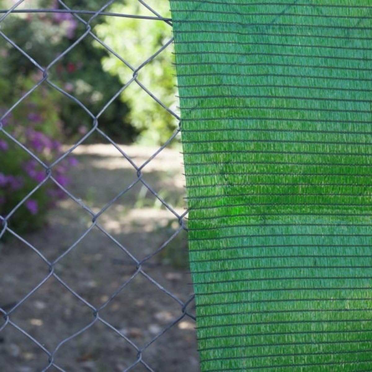Ferretelix, Malla de Ocultación para Jardín, 95% de Sombreado, Verde, Lona para Sombra, separacion de parcelas (1,5 MT X 20 MT)