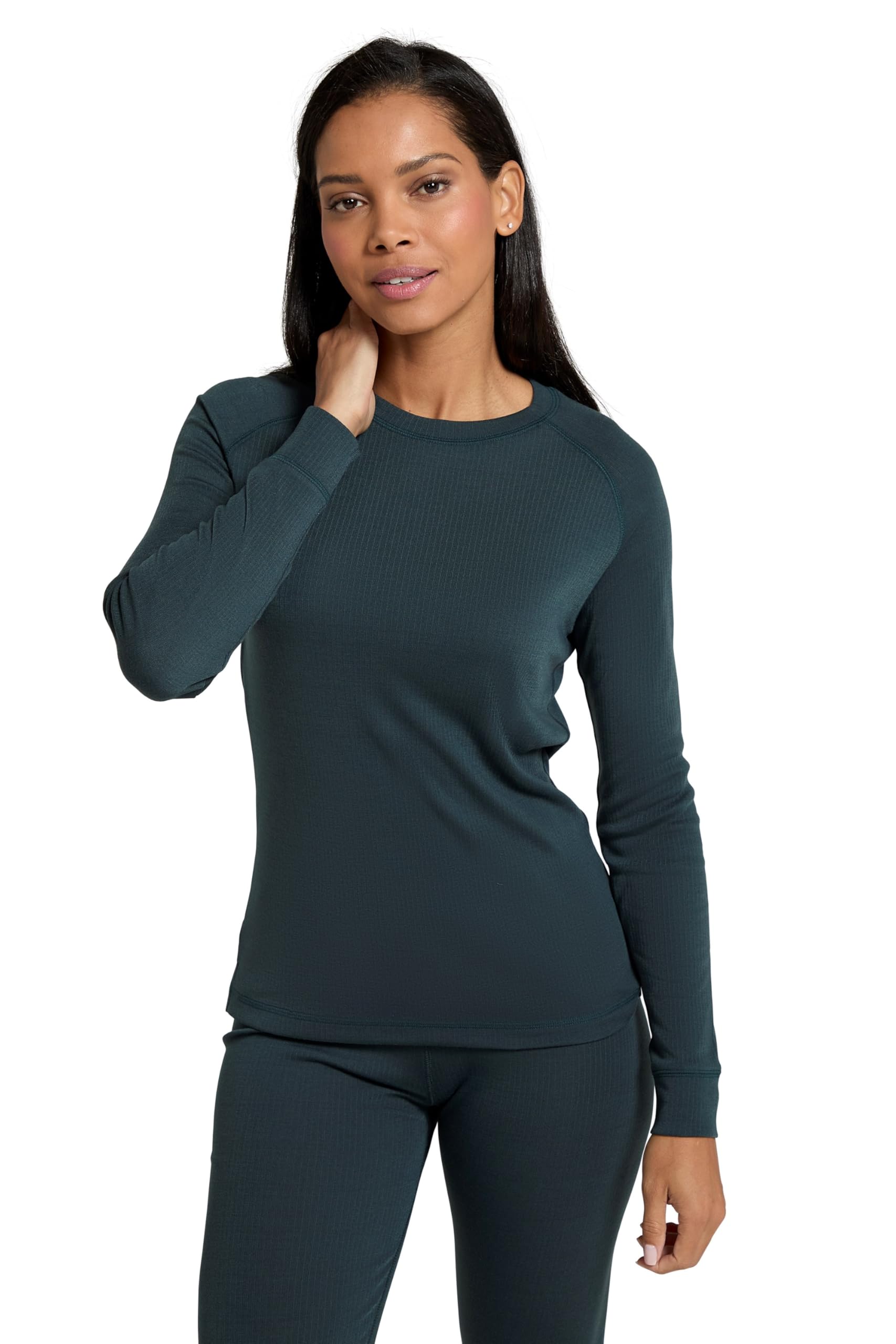 Thermal Womens Base Layer Top - Green