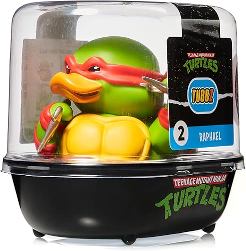 Vista 24 de TUBBZ First Edition Donatello Figura coleccionable de pato de goma de vinilo – Producto oficial de las Tortugas Ninja Mutantes Adolescentes – TV