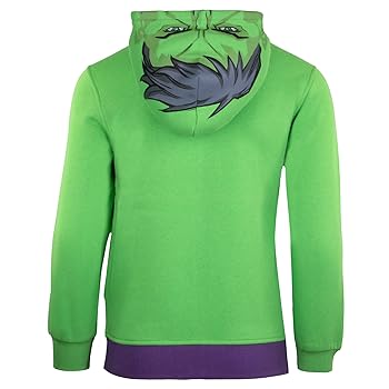 Amazon.com: Marvel Avengers Boys Zip-Up Hooded Cosplay