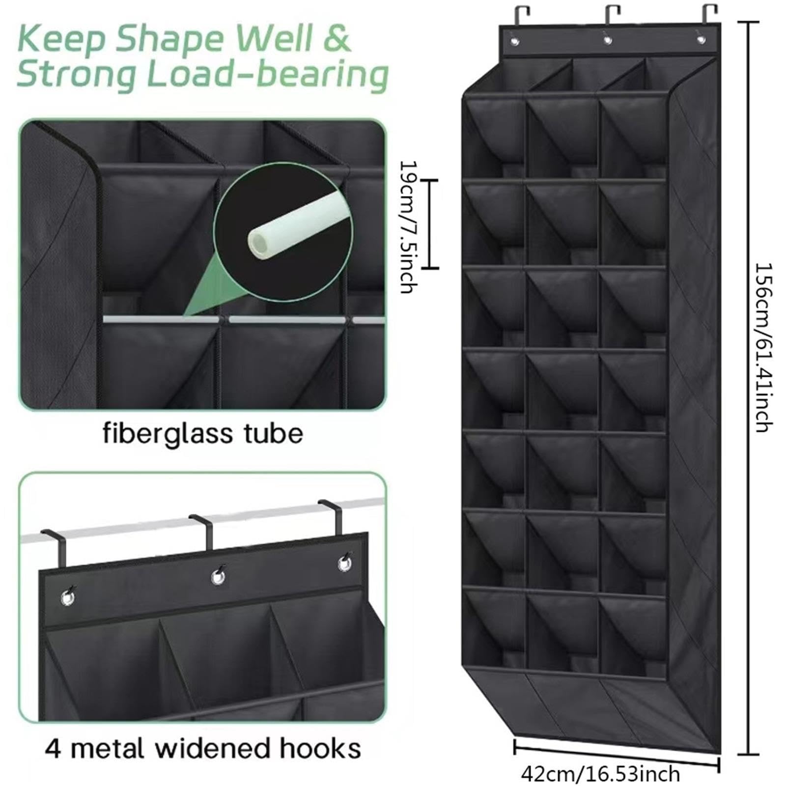Organizer for scarpe sopra la porta, portascarpe sospeso for armadio
