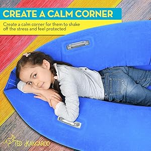 Sensory Chair for Kids - Inflatable Peapod for Children, Includes Electric Air Pump