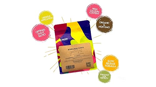 Miniatura 2 de Greenway Biotech Fertilizante orgánico de harina de huesos de pescado 4-17-0 para jardinería doméstica, buena fuente de calcio y potasio que
