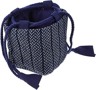 GARVALON Bolsa De Almacenamiento Portátil Para Juego De Té Organizador De Accesorios De Té Resistente y Elegante Para Viajes y Uso Oficina Color Azul
