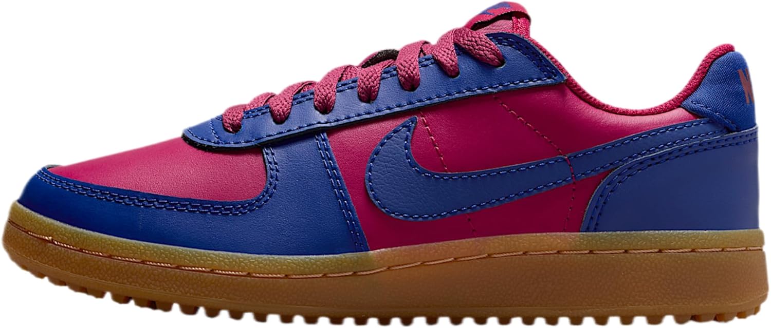 Nike Field General Big Kids' Shoes (Noble Red/Gum Light Brown/Deep Royal Blue)