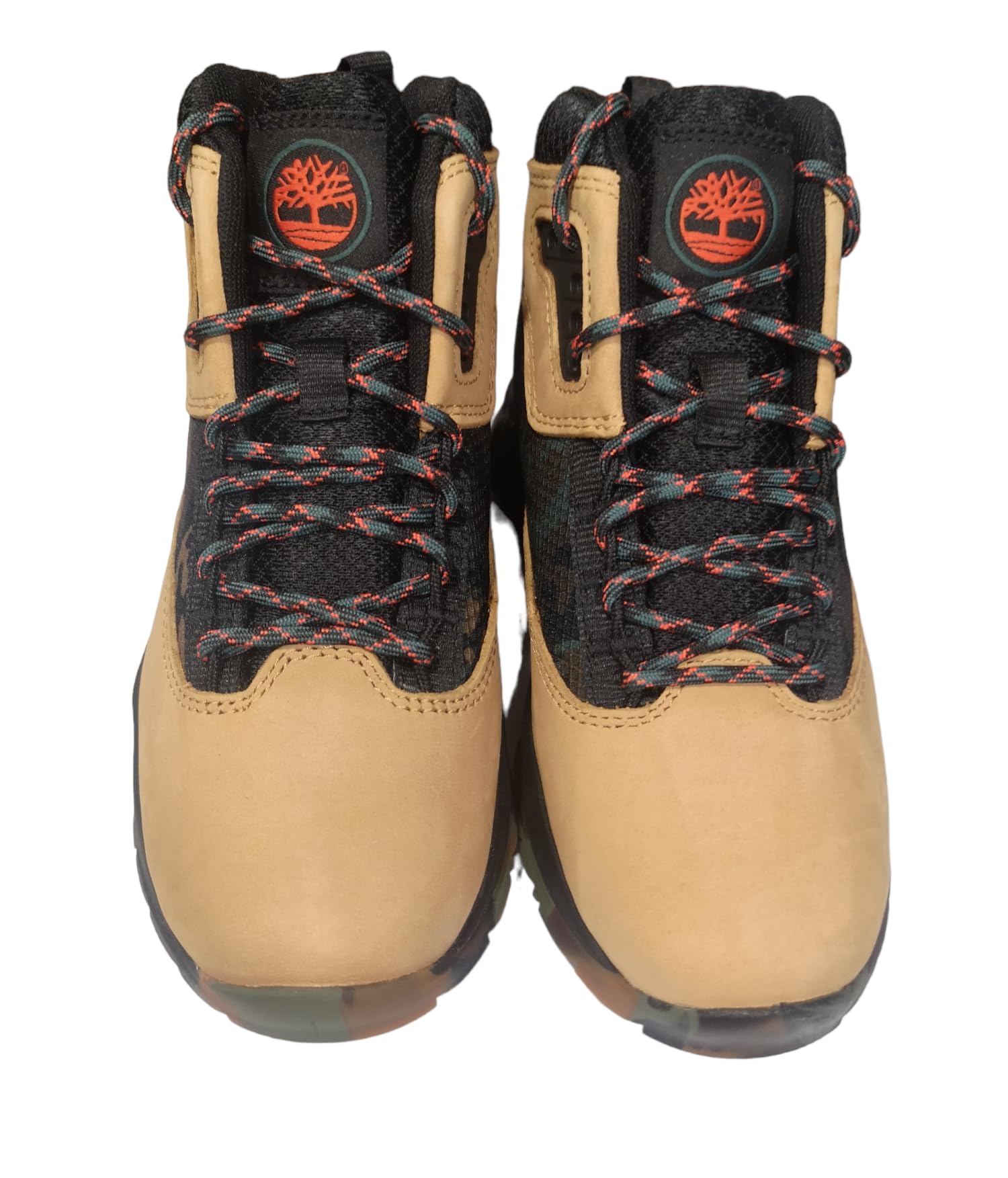 Timberland Buty do TRAKKING dla dzieci i chłopców Artykuł Solar Wave Mid w KOLORACJI Wheat I Camo. NUMERACJA od 28 do 40