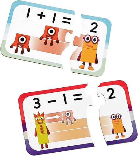 Miniatura 9 de hand2mind Numberblocks - Juego de rompecabezas para sumar y restar, juegos de suma y resta, rompecabezas de números, juegos de matemáticas para