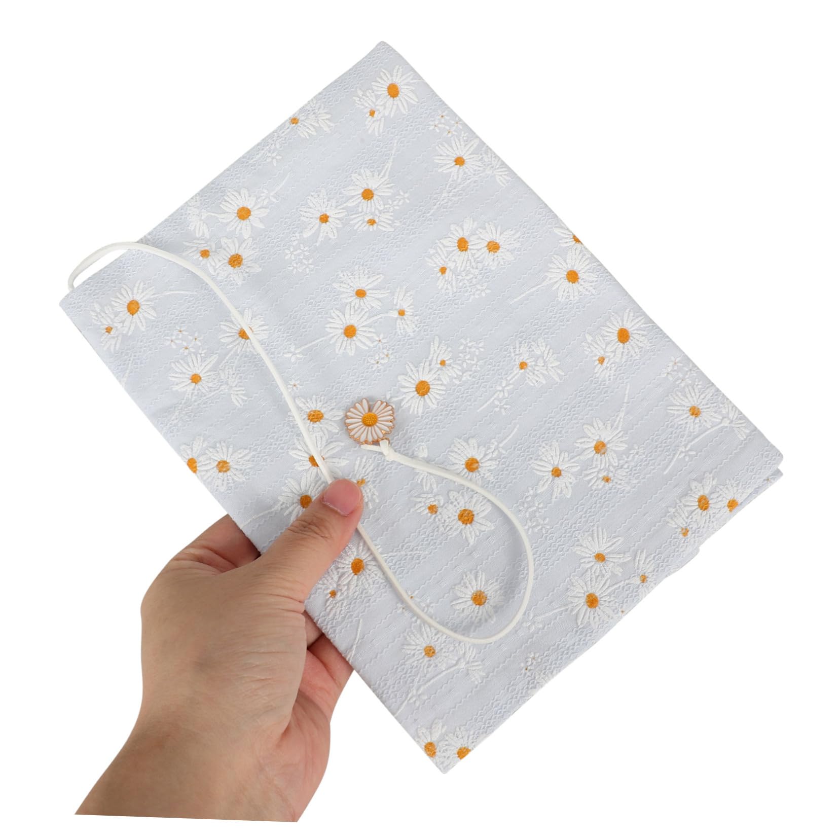 Lurrose Lot De 4 Housses De Pliables En Tissu À Couverture Rigide Pour Livres Résistantes Aux Déchirures Décoratives