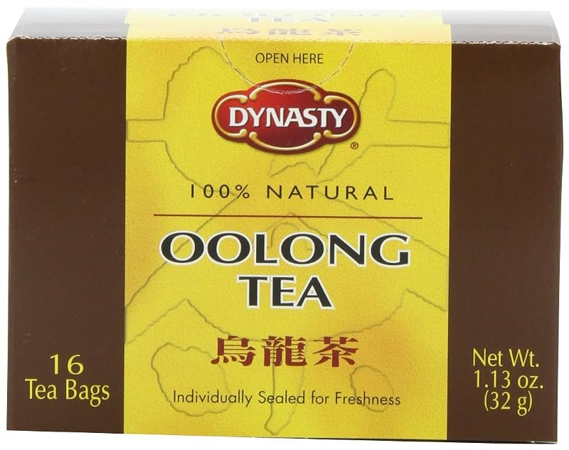 Dynasty Chá Oolong com gengibre, capim-limão, casca de laranja e especiarias, pacote com 6