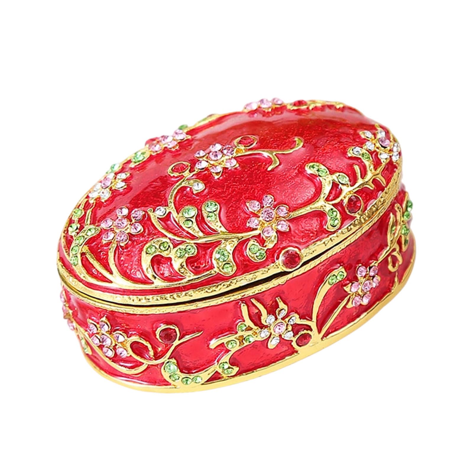 ZEPFJHE Decorative Jewelry Box with Multiple Layer Organization Ideal for Keeping Necklaces Bracelets and Rings Mess Release Portable Jewelry Case