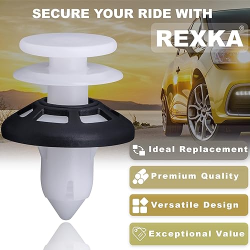 Miniatura 4 de Rexka 25 clips de retención para panel de puerta 6509673AA para Jeep Dodge Ram Chrysler 200, Challenger, Cherokee, Durango, Grand Cherokee, Grand