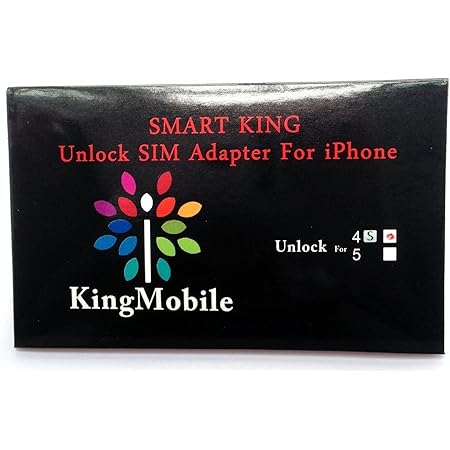 Amazon Kingmobile Simロック解除アダプタ Ios8対応 Au版iphone4s専用 Smartking Au Ax050sim非対応 Kingmobile 家電 カメラ