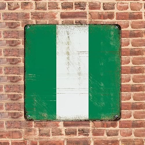 Vista 109 de Letrero de metal con bandera de país internacional, bandera de Polonia, regalo de bandera de Polonia, letreros de aluminio envejecidos