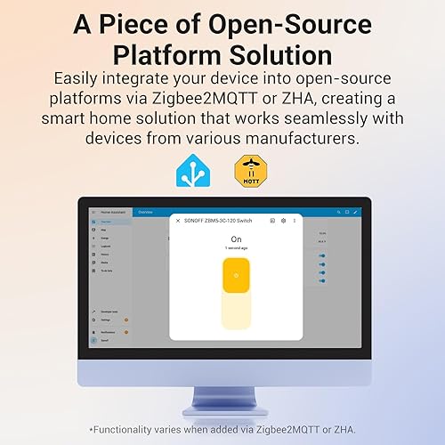 Miniatura 7 de SONOFF Zigbee - Interruptor de luz inteligente, hub SONOFF Zigbee requerido, interruptor inteligente, no neutro o con neutro, control de voz con