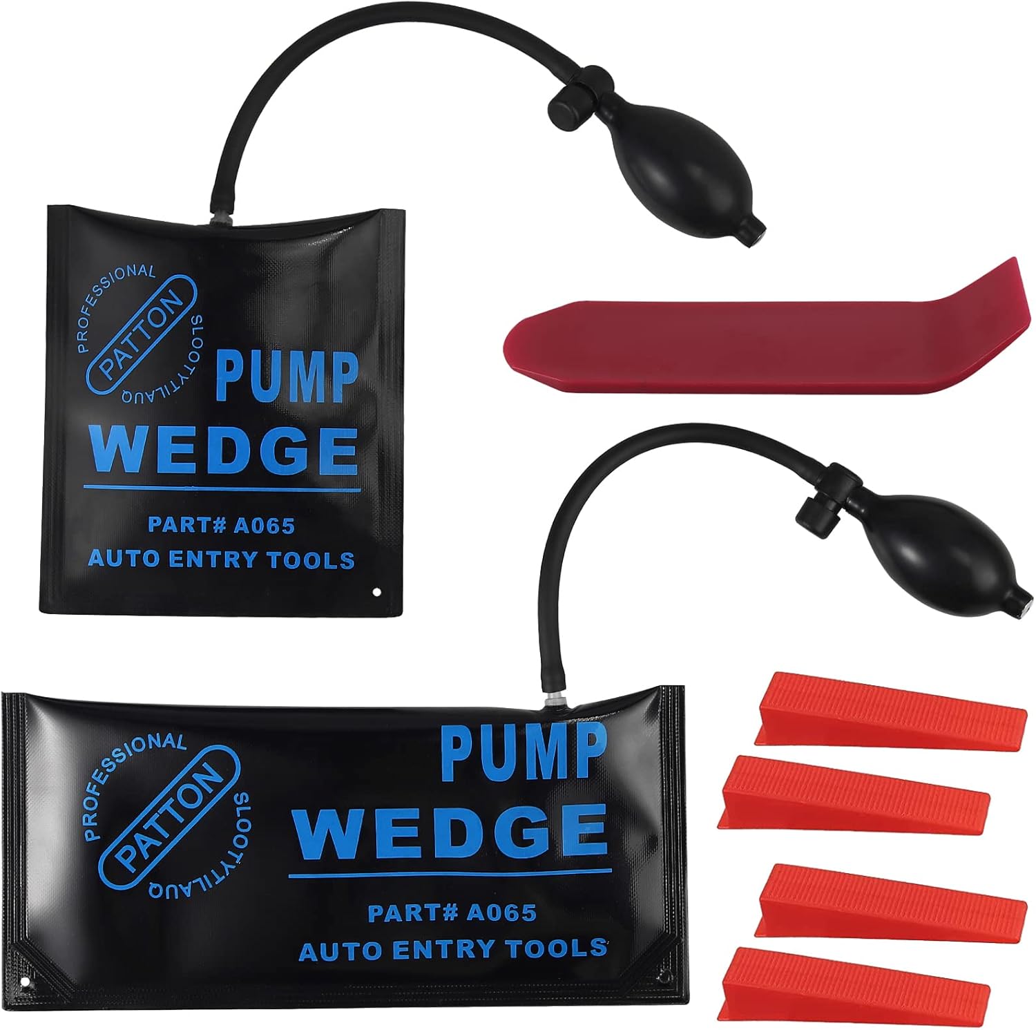 Air Wedge Pump Bag, eSynic Popular 2PCS Air Wedge Up Bags Car Air Alignment Leveling Tool