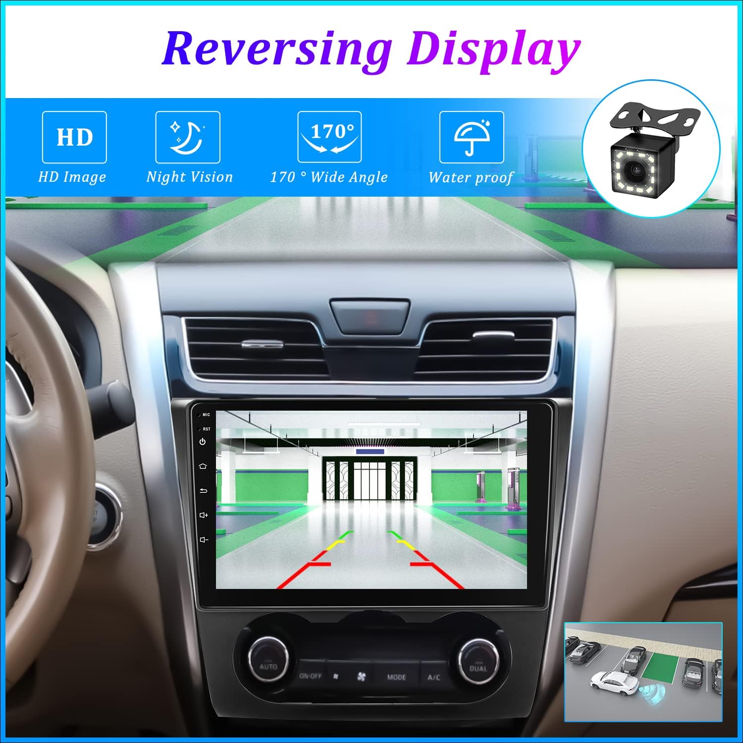 camecho android 10 1 car stereo for nissan teana altima 2008 2012 9 inch car radio touchscreen with gps navigation wifi fm iosandroid mirror link mu