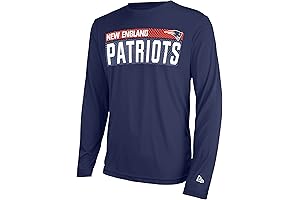New Era NFL Patriots Grids Dri-Tek Cool Long Sleeve Shirt