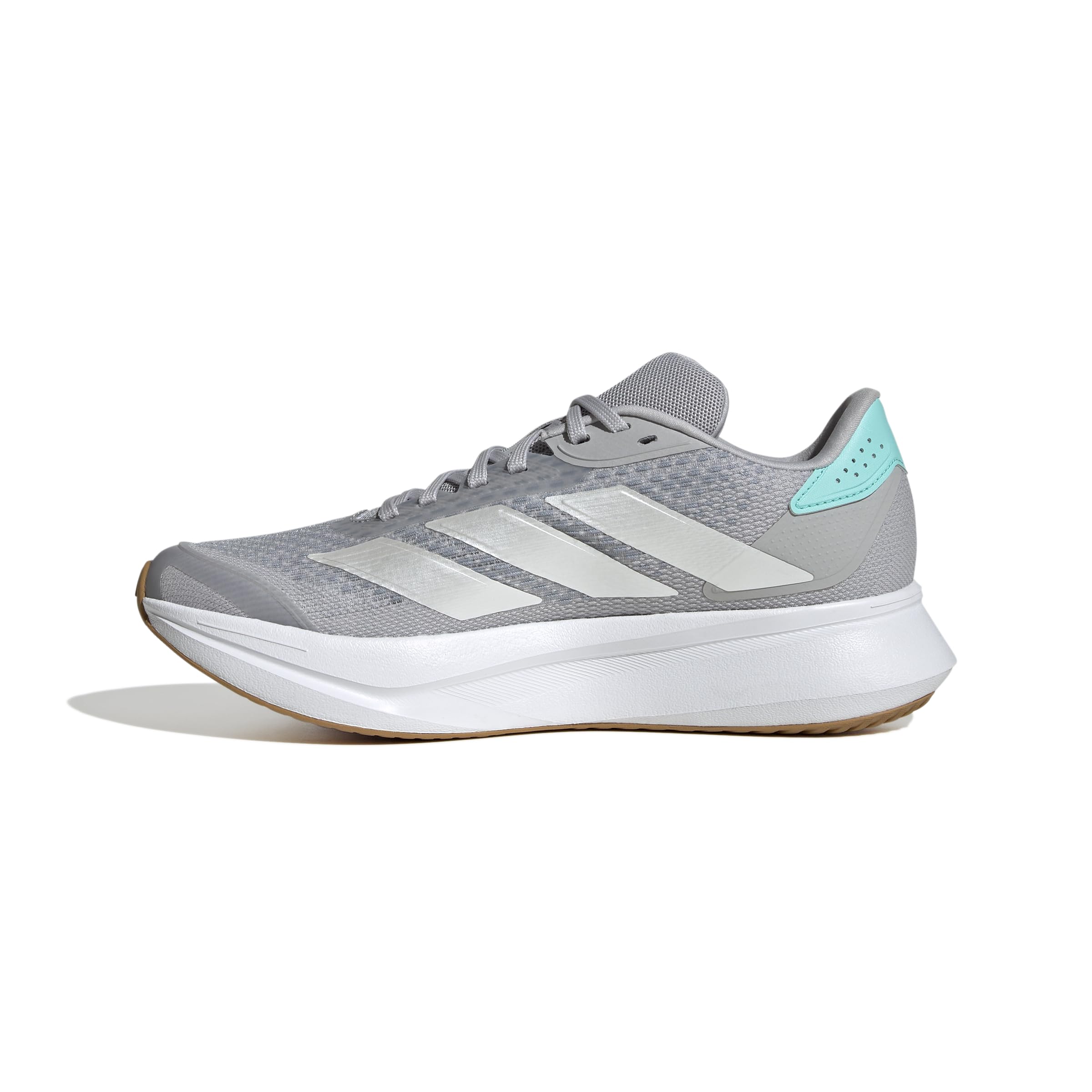 adidas Duramo SL 2 - Running Shoes for Women, Grey Zero Metallic Flash Aqua, 44 EU