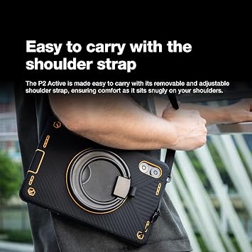 AGM P2 Active Ultra Rugged Tablet for All, 11 Android Tablet, 16GB RAM 256GB ROM 2TB TF, 90Hz FHD IPS Display/Widevine L1, MTK G99, 8000mAh, GMS/GPS/OTG, IP68/IP69K Waterproof, Strap & Case Included