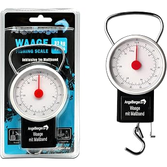 Angel-Berger Scales with Tape Measure Hanging Scales Fishing Scales