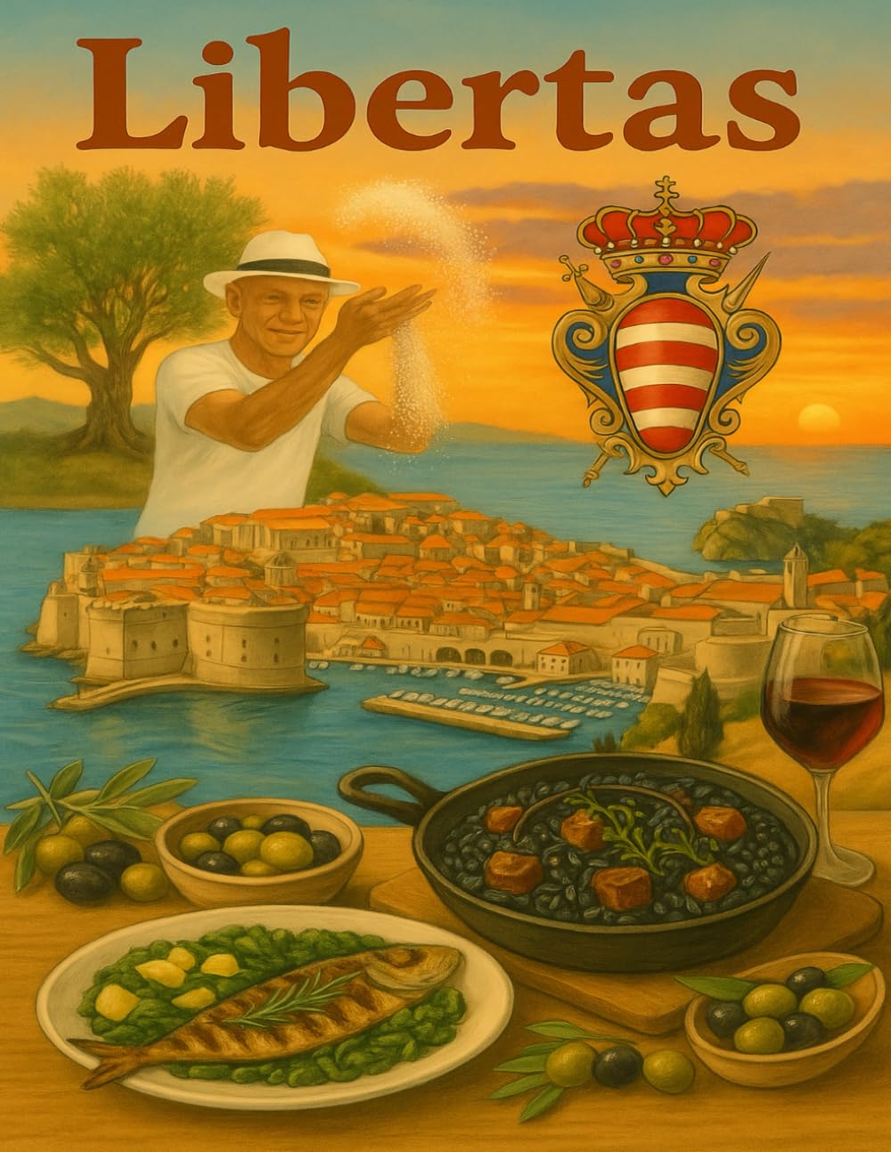 Libertas – Figvanta Cultural Inspiration Notebook: A Mediterranean watercolor journal inspired by Dubrovnik, Ragusan heritage, salt, and the timeless ... of freedom (Figvanta Cultural Essence Series)