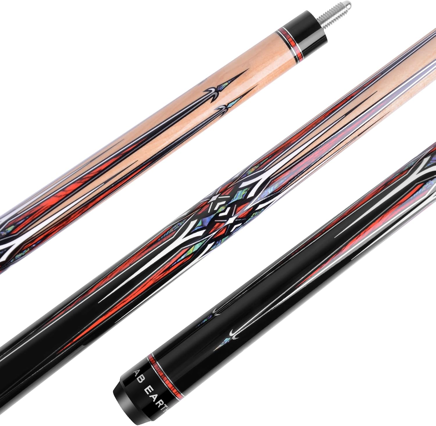 36 inch/ 42 inch/ 48 inch short pool cue stick for kids, canadian maple billiard cues for tight spaces, 2024 natural 36"
