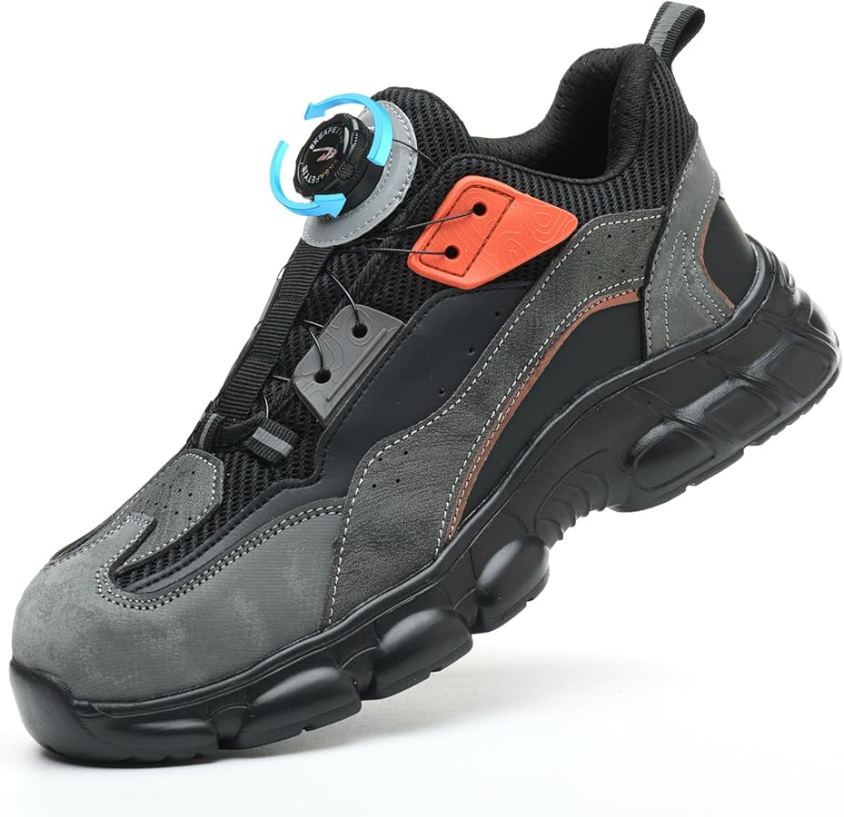 Baskets Sécurité Embout Acier Chaussures Sécurité Unisexes - Baskets Travail Avec Embout Acier Antidérapantes Basket Travail Embout Acier Antidérapante Respirante