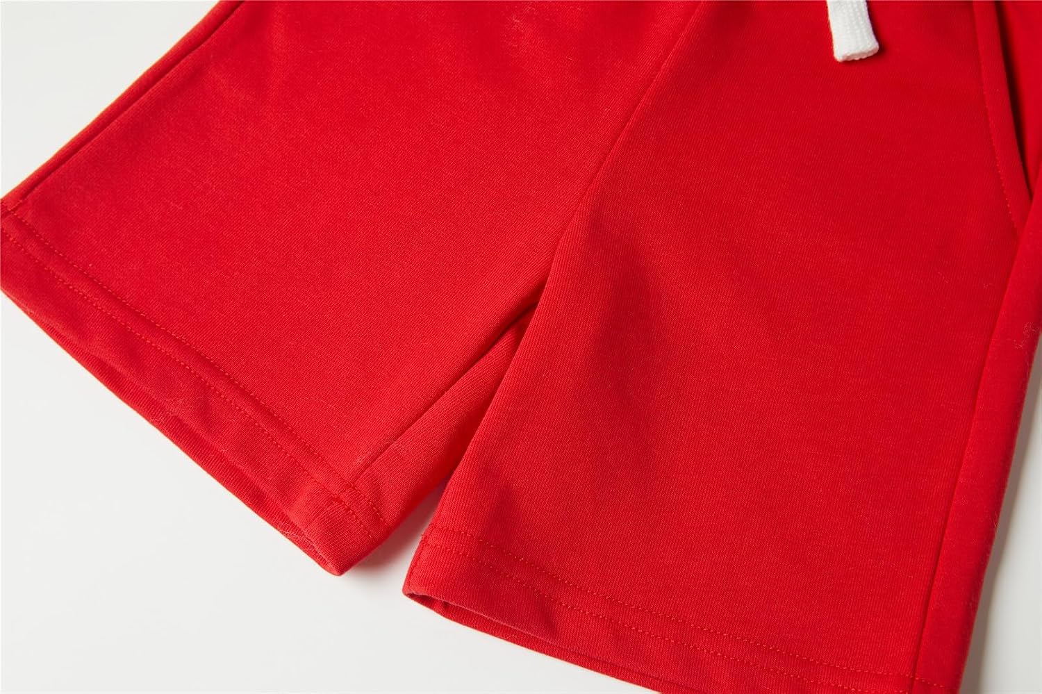 Mud Kingdom Boys Drawstring Terry Sweat Shorts with Pockets Casual Pull On Shorts