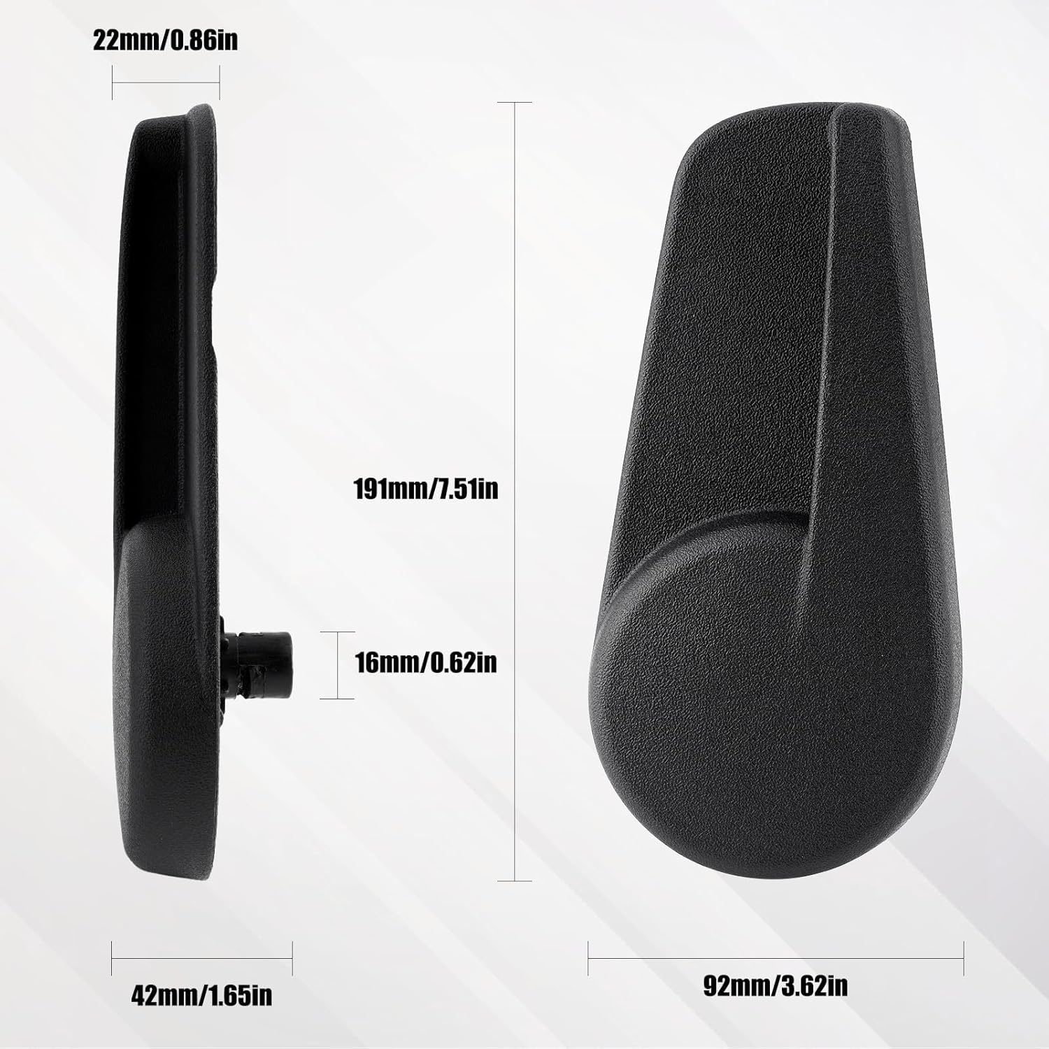 Jerbor Seat Recliner Handle Lever for Ford Explorer Taurus 2013-2019 Accessories, Driver Side Seat Back Adjuster for DB5Z-7861199-AB