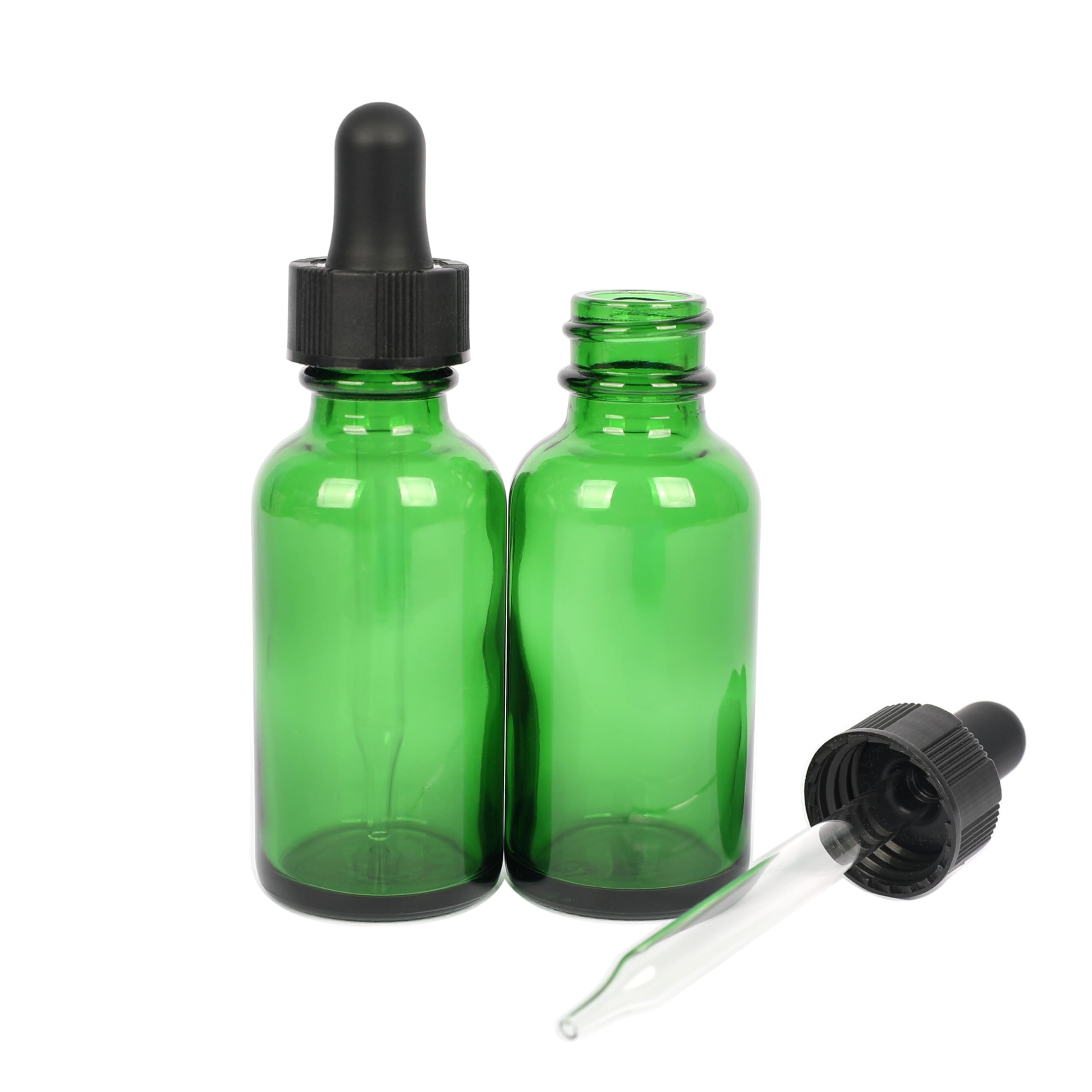 Magic Season Botellas de vidrio Boston 30 ml con cuentagotas 2 unidades