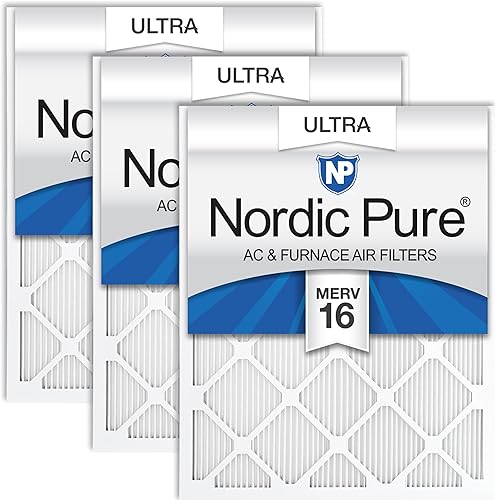 Vista 95 de Nordic Pure Filtros de aire para horno MERV 6 de 18 x 20 x 1 pulgadas (tamaño real: 17 1/2 x 19 1/2 x 3/4) verde poliéster MERV 6, reduce el polvo