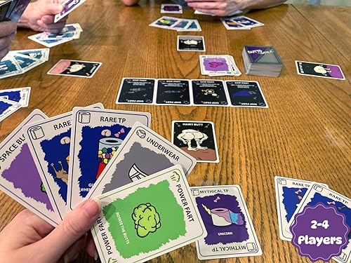 Miniatura 2 de Butts in Space: El juego de cartas - Regalo divertido para familias, niños de 8 a 12 años, adolescentes, abuelas, abuelos y viejas criadas