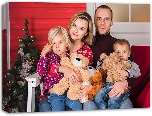 Miniatura 1 de Impresión personalizada de foto a lienzo, impresiones en lienzo con cualquier foto en arte de pared, fabricado en Estados Unidos, impreso