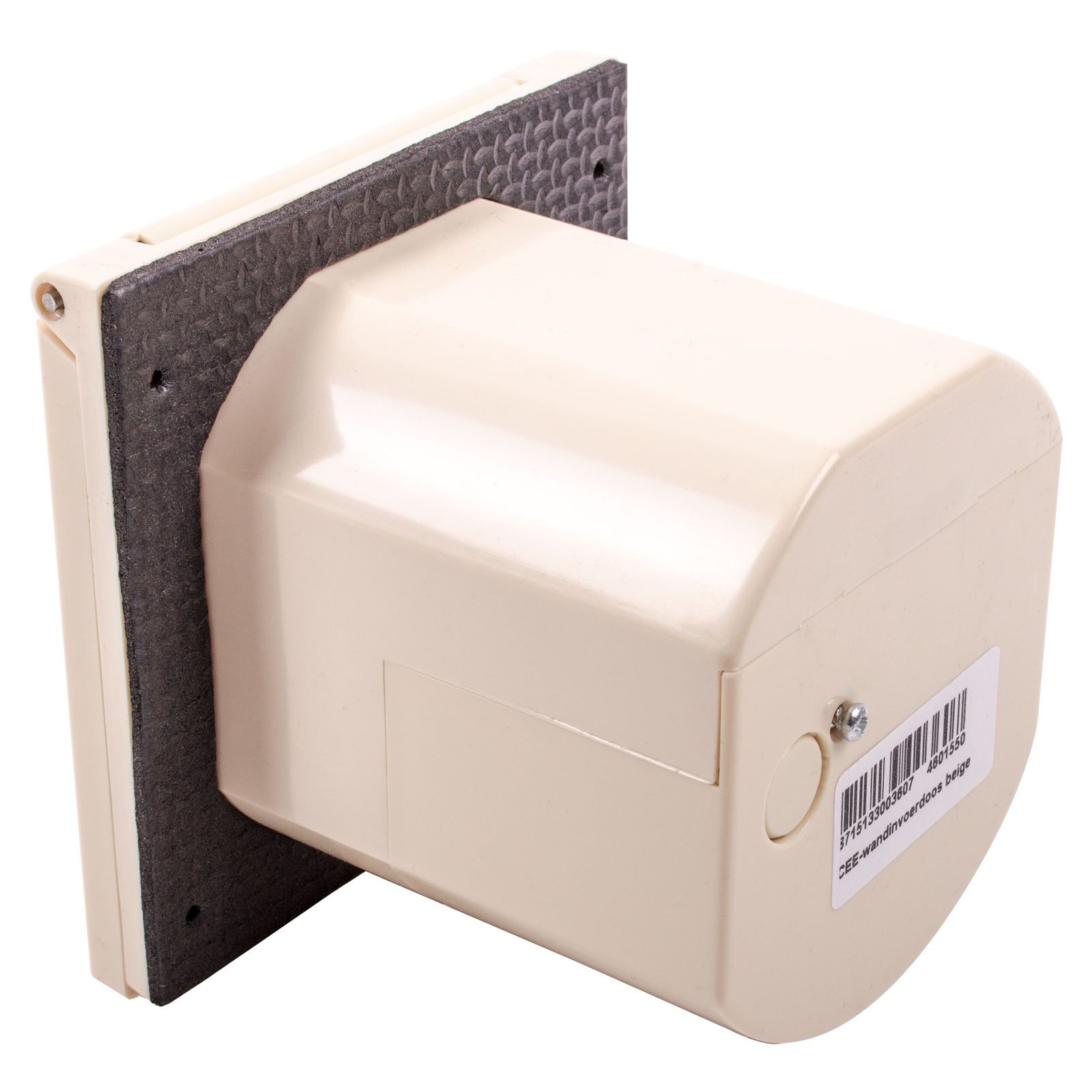 POWERPART Prise CEE extérieur Beige aux projections d'eau IP 44 200–240 V, 16 A, 3 broches pour caravane, camping-car ou bateau