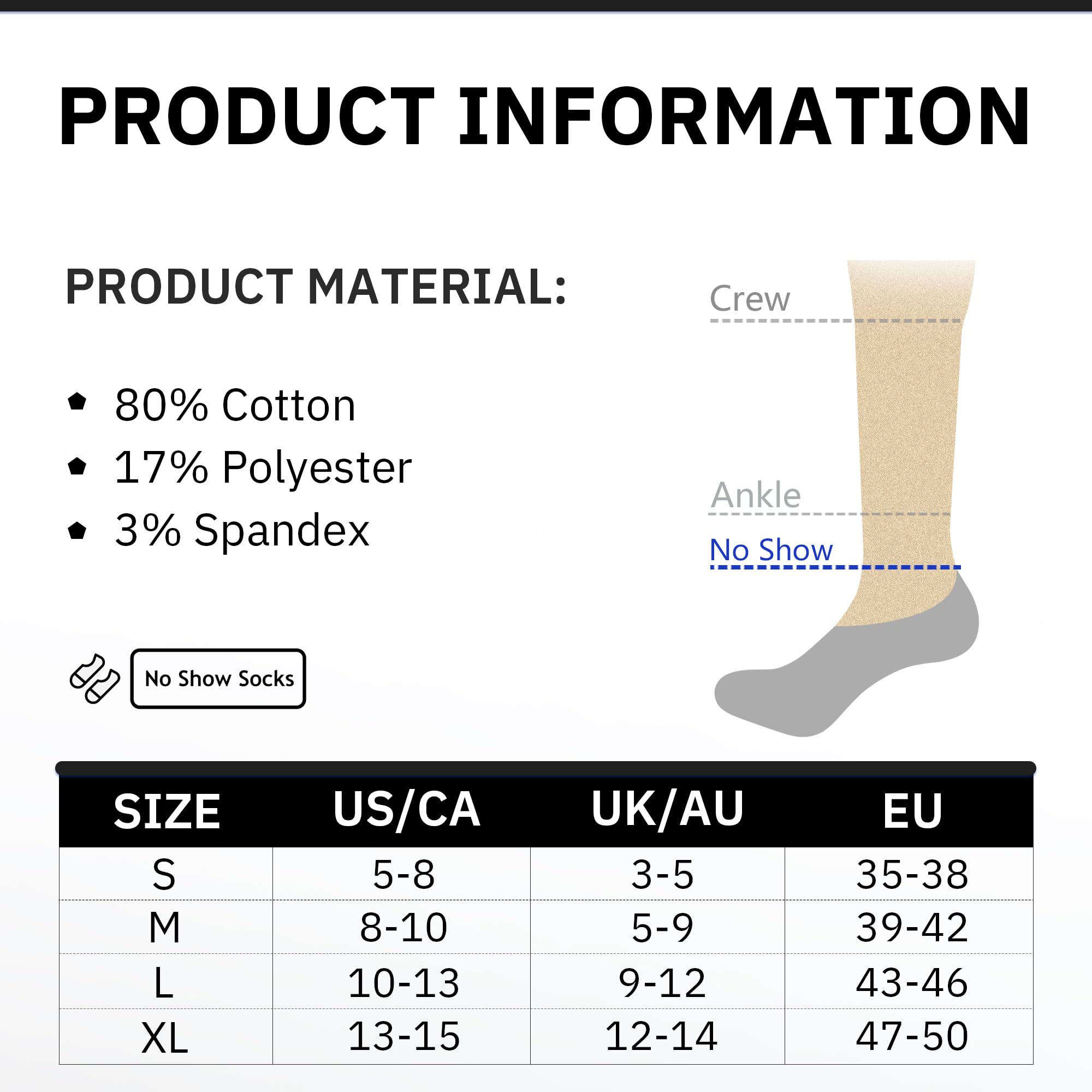 CLOSEMATE 6 Pares Calcetines Invisibles Pinkies Hombre Mujer Verano Tobilleros de Algodón Transpirables Cortos Antideslizantes Silicona Bajos Blancos Negros Gris
