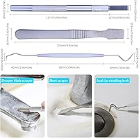 Vista 4 de Cepillo de limpieza de detalles desechable para espacios reducidos, juego de herramientas de limpieza de hendiduras de detalles, limpiador