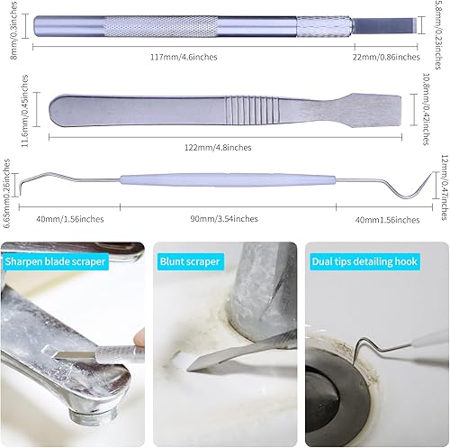 Miniatura 4 de Cepillo de limpieza de detalles desechable para espacios reducidos, juego de herramientas de limpieza de hendiduras de detalles, limpiador de