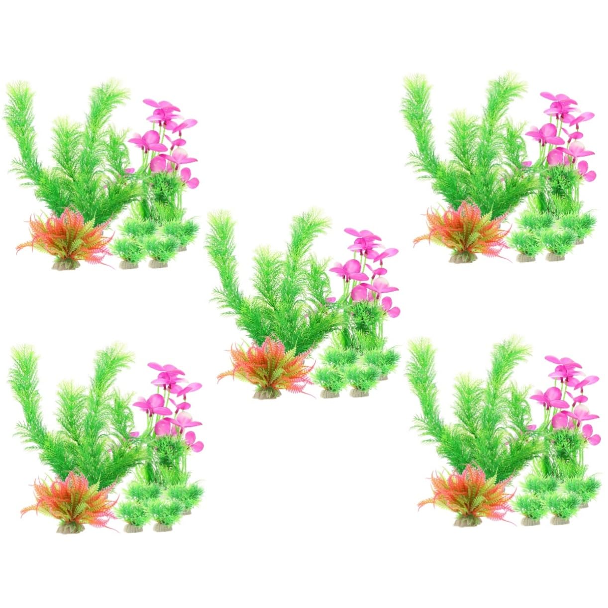 Toddmomy 35 Piezas De Paisajismo De Acuario Plantas De Plástico Planta Falsa Paisaje De Acuario Prop Plantas De Acuario De Plástico Decoración De Plantas Acuáticas De Plástico Planta